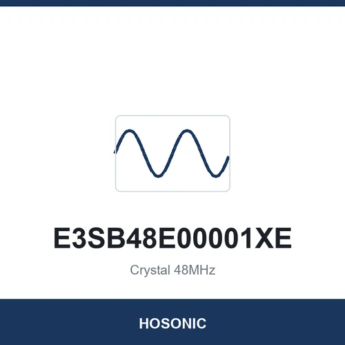 HOSONIC E3SB48E00001XE Crystal 48MHz 3225