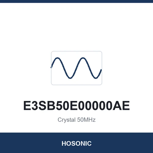 HOSONIC E3SB50E00000AE Crystal 50MHz 3225