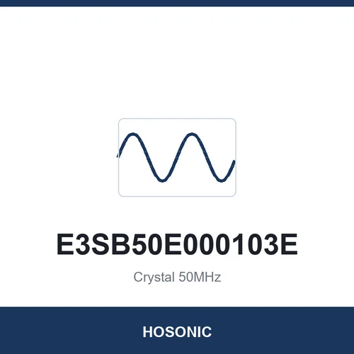 HOSONIC E3SB50E000103E Crystal 50MHz 3225