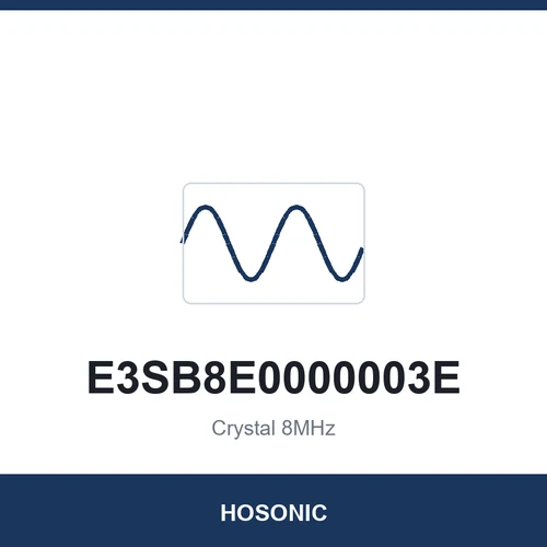 HOSONIC E3SB8E0000003E Crystal 8MHz 3225