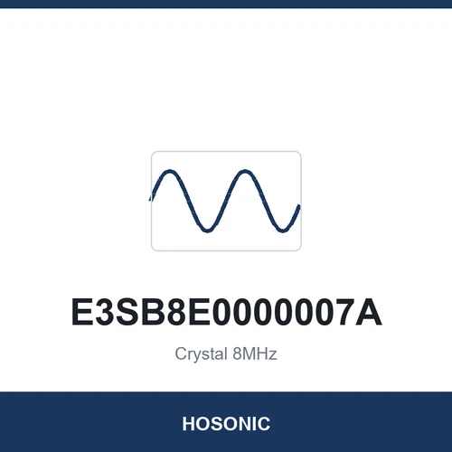 HOSONIC E3SB8E0000007A Crystal 8MHz 3225