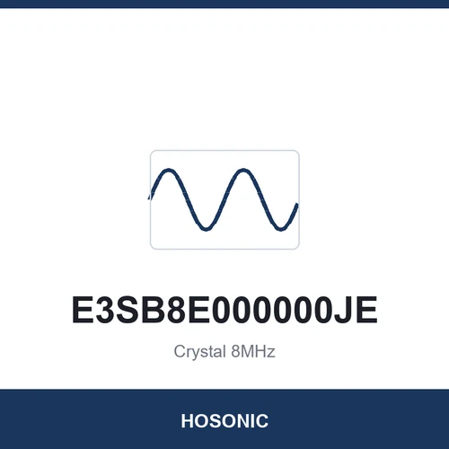 HOSONIC E3SB8E000000JE Crystal 8MHz 3225
