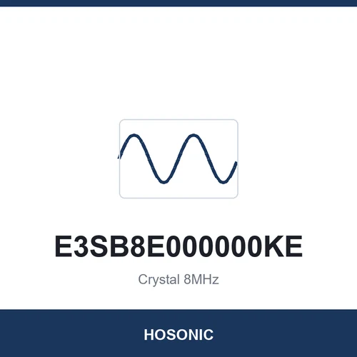 HOSONIC E3SB8E000000KE Crystal 8MHz 3225