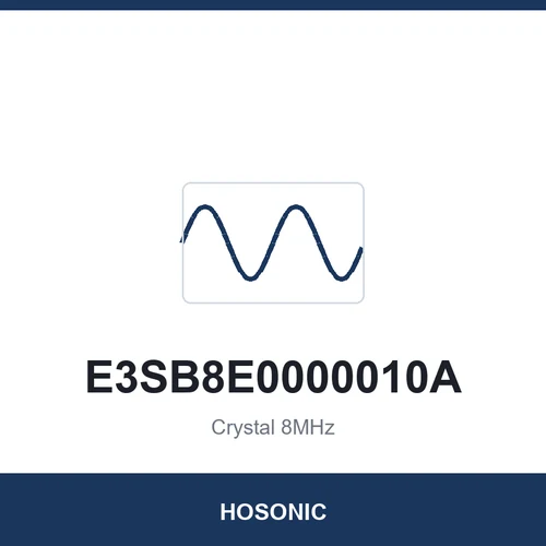 HOSONIC E3SB8E0000010A Crystal 8MHz 3225