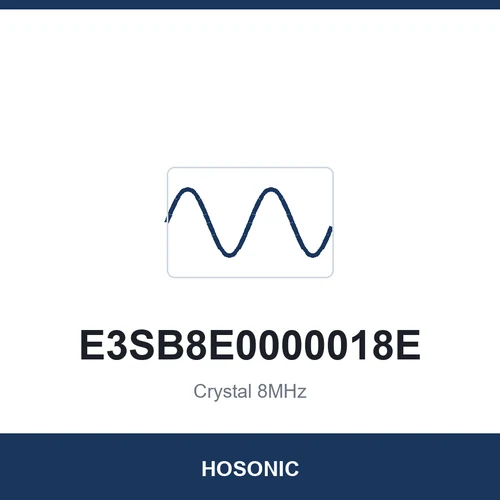 HOSONIC E3SB8E0000018E Crystal 8MHz 3225