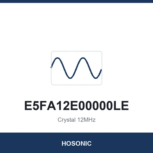 HOSONIC E5FA12E00000LE Crystal 12MHz 5032