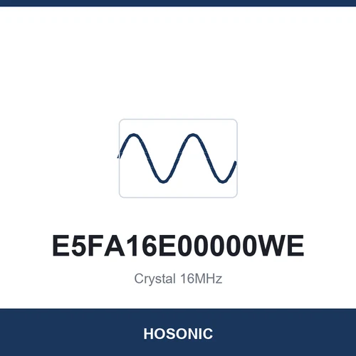 HOSONIC E5FA16E00000WE Crystal 16MHz 5032