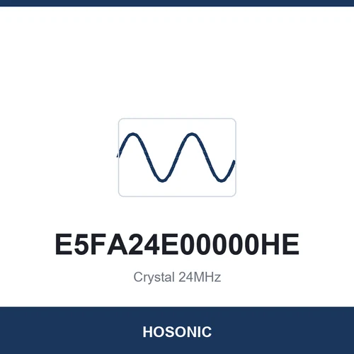 HOSONIC E5FA24E00000HE Crystal 24MHz 5032