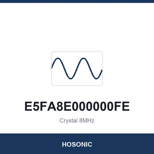 HOSONIC E5FA8E000000FE Crystal 8MHz 5032