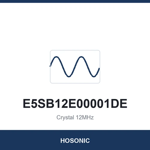 HOSONIC E5SB12E00001DE Crystal 12MHz 5032