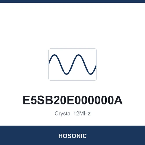 HOSONIC E5SB20E000000A Crystal 12MHz 5032