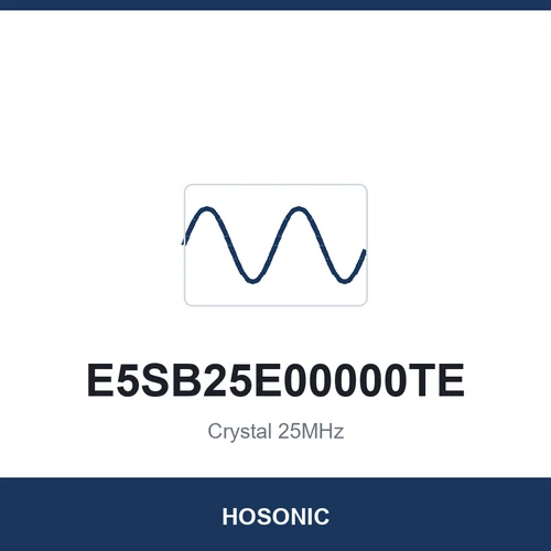 HOSONIC E5SB25E00000TE Crystal 25MHz 5032
