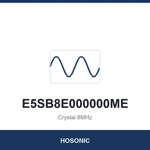 HOSONIC E5SB8E000000ME Crystal 8MHz 5032