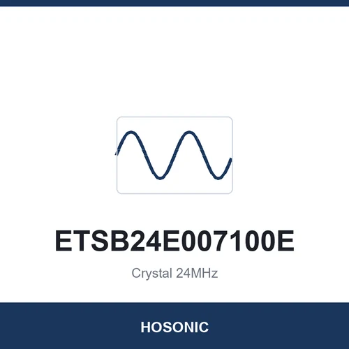 HOSONIC ETSB24E007100E Crystal 24MHz 1612