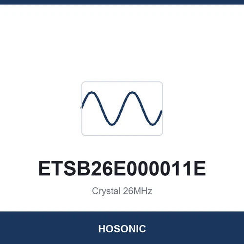 HOSONIC ETSB26E000011E Crystal 26MHz 1612