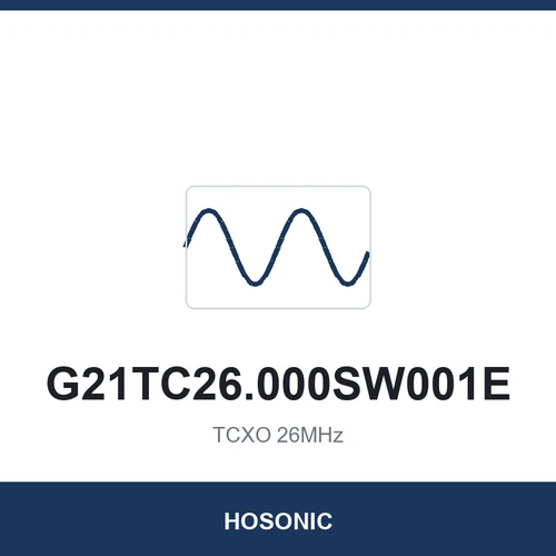 HOSONIC G21TC26.000SW001E TCXO 26MHz 2016
