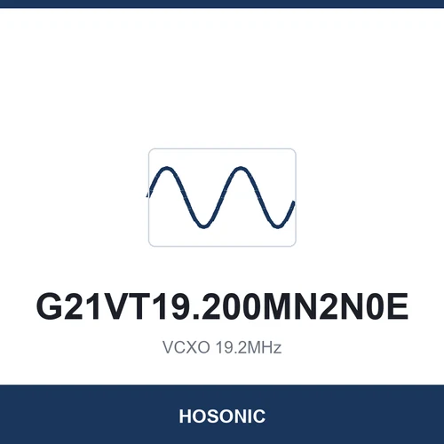 HOSONIC G21VT19.200MN2N0E VCXO 19.2MHz 2016