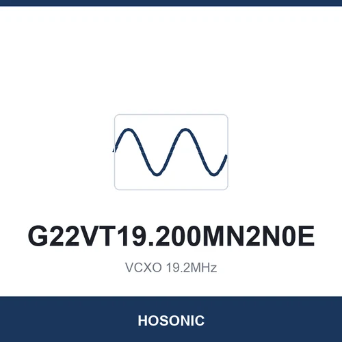 HOSONIC G22VT19.200MN2N0E VCXO 19.2MHz 2520