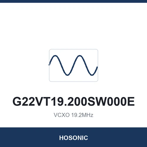 HOSONIC G22VT19.200SW000E VCXO 19.2MHz 2520