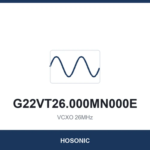 HOSONIC G22VT26.000MN000E VCXO 26MHz 2520