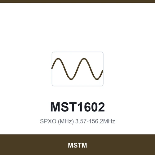 MSTM MST1602 SPXO (MHz) 3.57-156.2MHz 3225/2520/2016