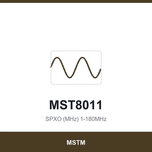 MSTM MST8011 SPXO (MHz) 1-180MHz 3225/2520/2016