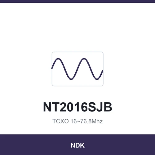 NDK NT2016SJB TCXO 16~76.8Mhz 2.0x1.6x0.8