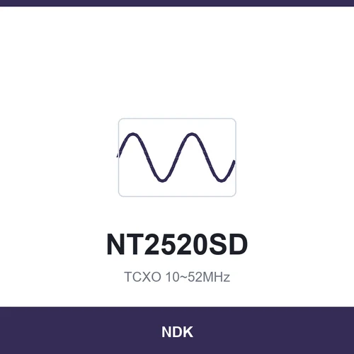 NDK NT2520SD TCXO 10~52MHz 2.5x2.0x0.9