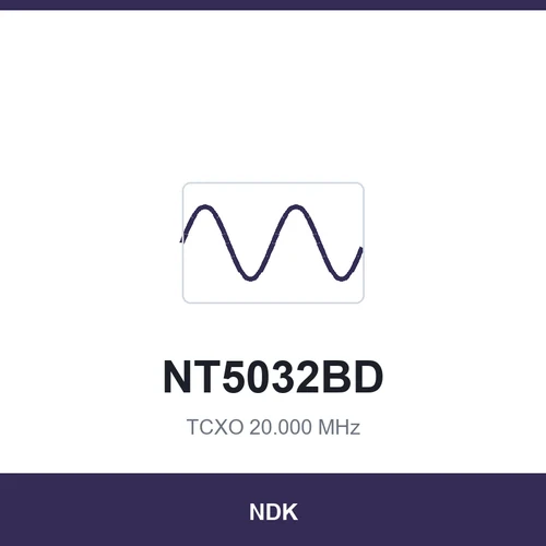 NDK NT5032BD TCXO 20.000 MHz 5.0x3.2x1.45