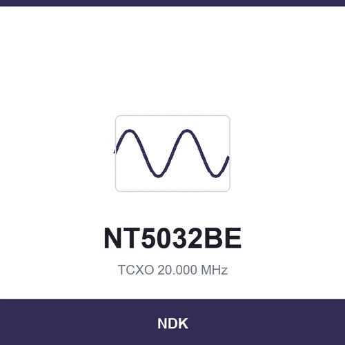 NDK NT5032BE TCXO 20.000 MHz 5.0x3.2x1.45
