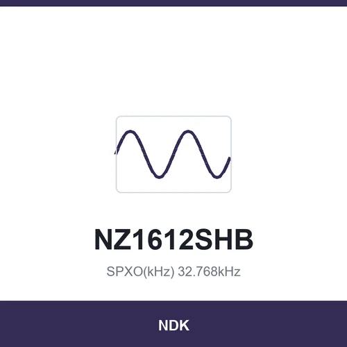 NDK NZ1612SHB SPXO(kHz) 32.768kHz 1.6x1.2x0.6