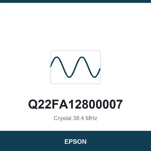 EPSON Q22FA12800007 Crystal 38.4 MHz 2016