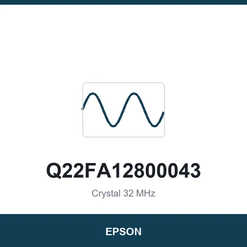 EPSON Q22FA12800043 Crystal 32 MHz 2016