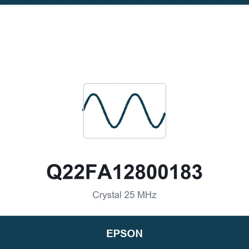 EPSON Q22FA12800183 Crystal 25 MHz 2016