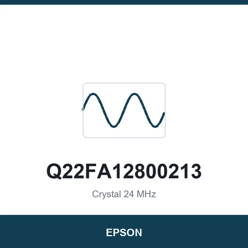 EPSON Q22FA12800213 Crystal 24 MHz 2016