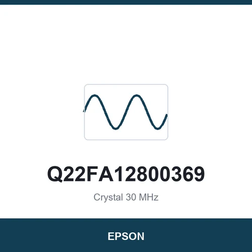 EPSON Q22FA12800369 Crystal 30 MHz 2016