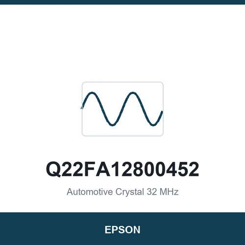 EPSON Q22FA12800452 Automotive Crystal 32 MHz 2016