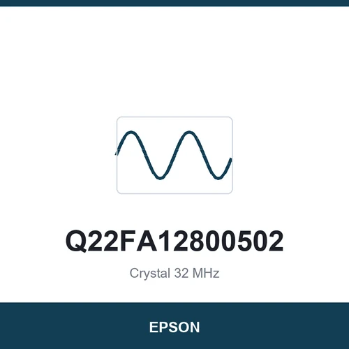 EPSON Q22FA12800502 Crystal 32 MHz 2016