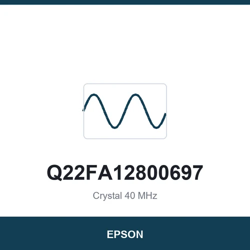 EPSON Q22FA12800697 Crystal 40 MHz 2016