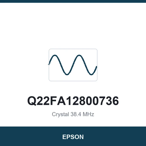 EPSON Q22FA12800736 Crystal 38.4 MHz 2016