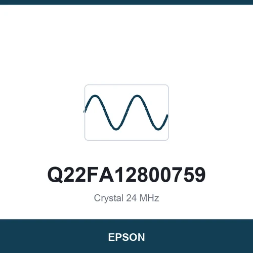 EPSON Q22FA12800759 Crystal 24 MHz 2016