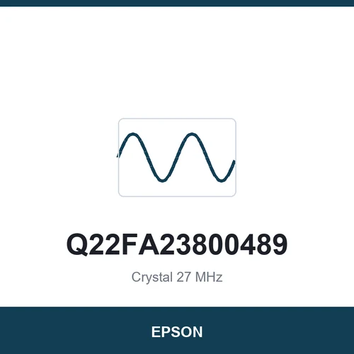 EPSON Q22FA23800489 Crystal 27 MHz 3225