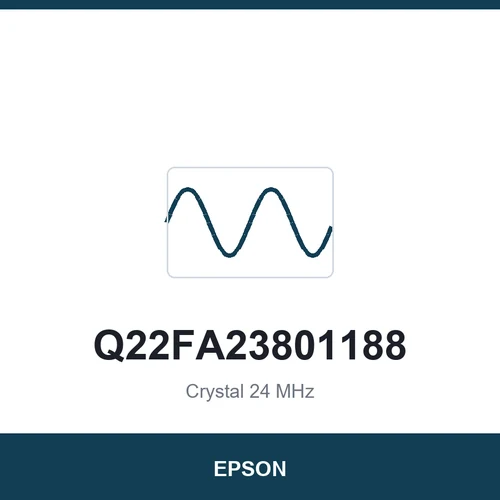 EPSON Q22FA23801188 Crystal 24 MHz 3225