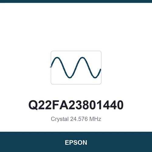 EPSON Q22FA23801440 Crystal 24.576 MHz 3225