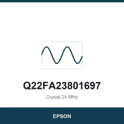 EPSON Q22FA23801697 Crystal 24 MHz 3225