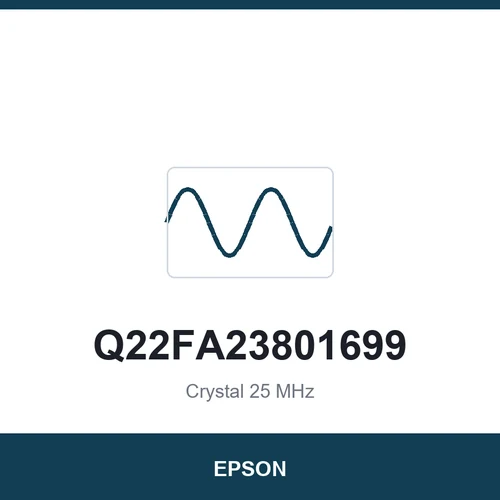 EPSON Q22FA23801699 Crystal 25 MHz 3225