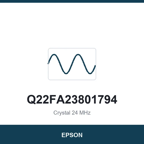 EPSON Q22FA23801794 Crystal 24 MHz 3225