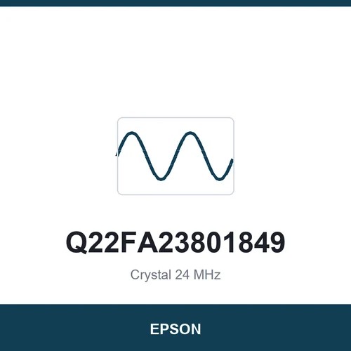 EPSON Q22FA23801849 Crystal 24 MHz 3225