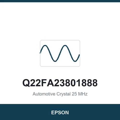 EPSON Q22FA23801888 Automotive Crystal 25 MHz 3225