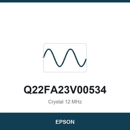 EPSON Q22FA23V00534 Crystal 12 MHz 3225